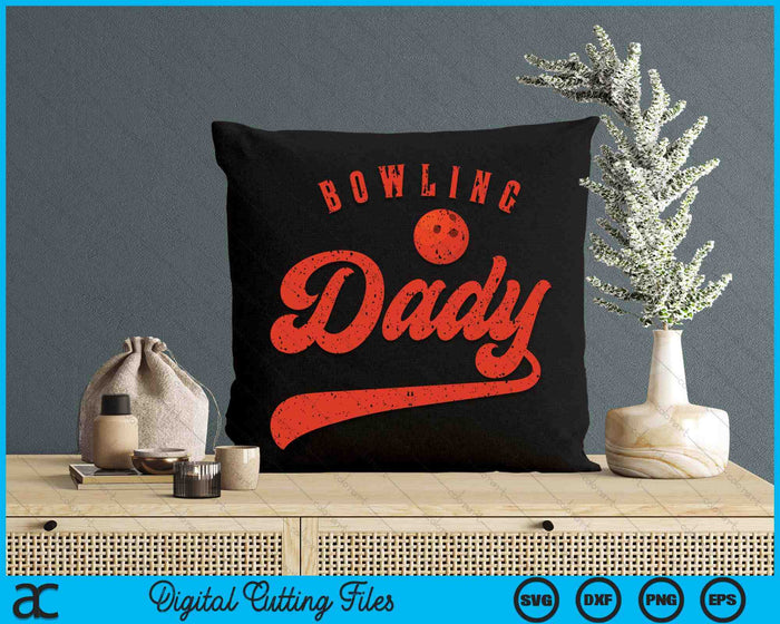 Bowling Dady SVG PNG Digital Cutting Files