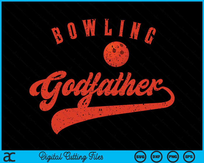 Bowling Godfather SVG PNG Digital Cutting Files