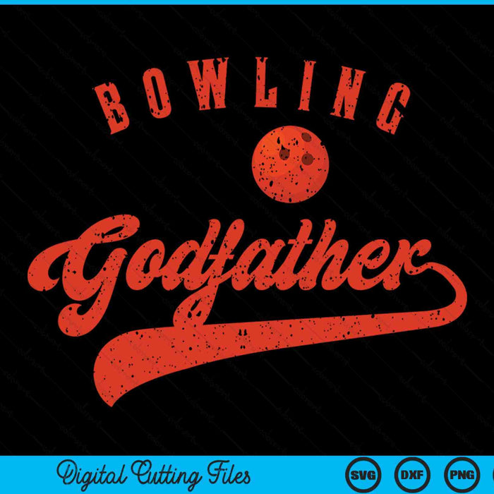 Bowling Godfather SVG PNG Digital Cutting Files