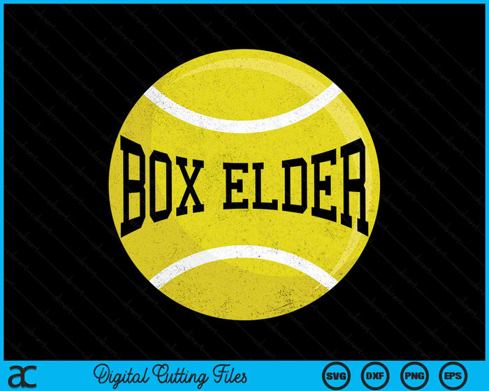 Box Elder Tennis Fan SVG PNG Digital Cutting Files