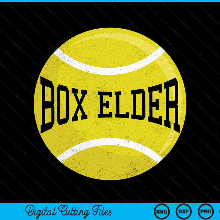 Box Elder Tennis Fan SVG PNG Digital Cutting Files