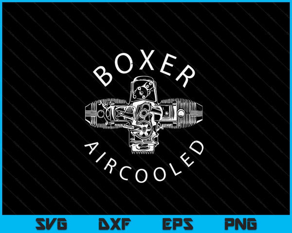 Boxer engine series r motorcycle SVG cut file