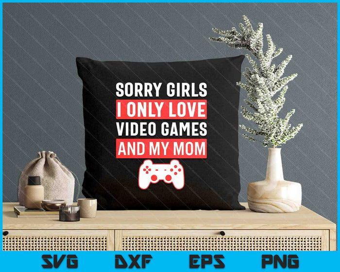 Boys Valentines Day Design For Kids Video Games Funny Gamer SVG PNG Digital Printable Files