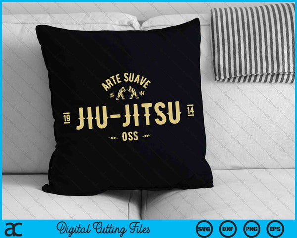 Brazilian Jiu Jitsu Arte Suave Oss SVG PNG Digital Cutting Files