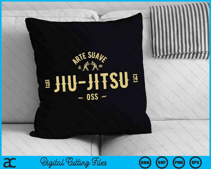 Brasileño Jiu Jitsu Arte Suave Oss SVG PNG Archivos de corte digital