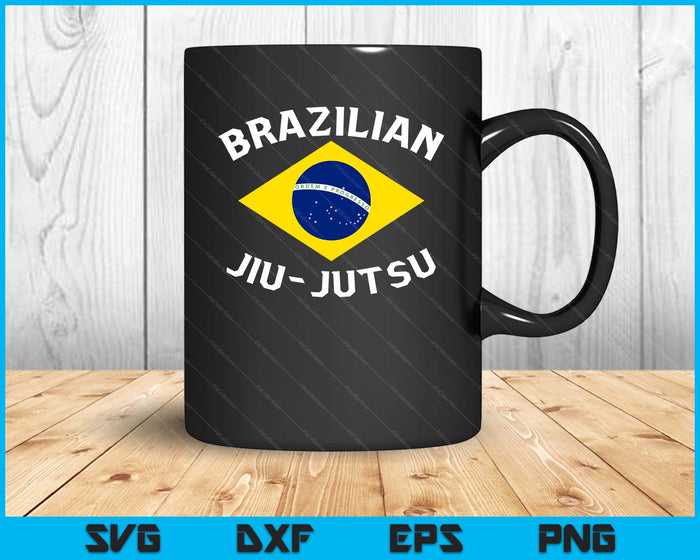 Brazilian Jiu Jitsu Camiseta De Bjj Y Grappling Brazilian Jiu Jitsu Bjj Grappling SVG PNG Digital Cutting Files