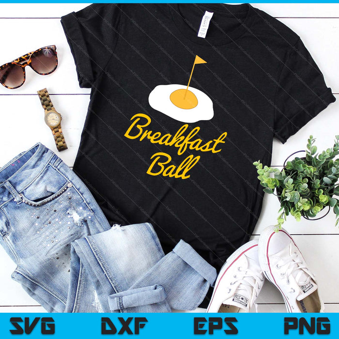 Breakfast Ball Classic Midwestern Golf SVG PNG Archivos de corte digital