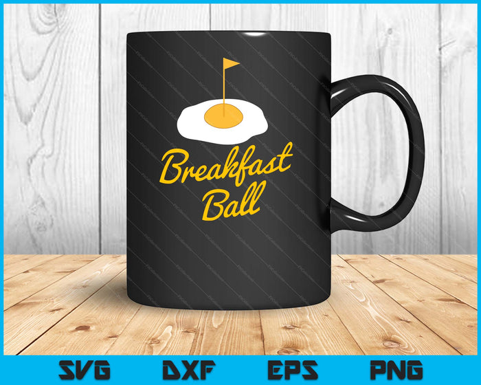 Breakfast Ball Classic Midwestern Golf SVG PNG Archivos de corte digital