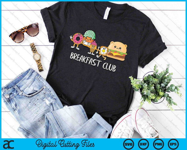 Breakfast Club Cute Kawaii Bfast Club Parody Funny Food Pun SVG PNG Digital Printable Files