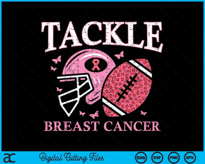 Breast Cancer American Football Awareness Men Boys Kid Women SVG PNG Digital Cutting File