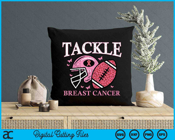 Breast Cancer American Football Awareness Men Boys Kid Women SVG PNG Digital Cutting File