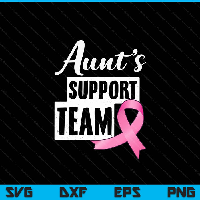 Breast cancer aunt support awareness SVG cut file