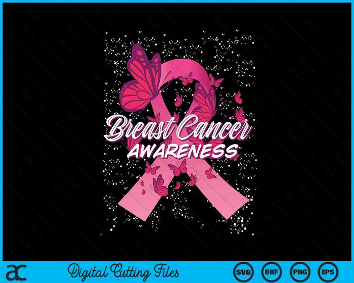 Breast Cancer Awareness SVG PNG Digital Cutting File