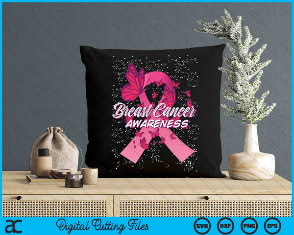 Breast Cancer Awareness SVG PNG Digital Cutting File