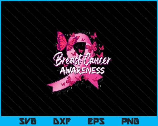 Breast cancer awareness idea awareness SVG cut file