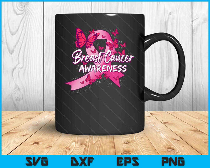 Breast Cancer Awareness Tees & Gift Idea Breast Cancer Awareness SVG PNG Digital Printable Files