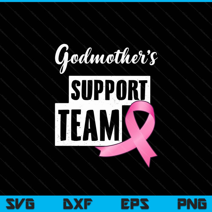 Breast cancer godmother support awareness SVG cut file