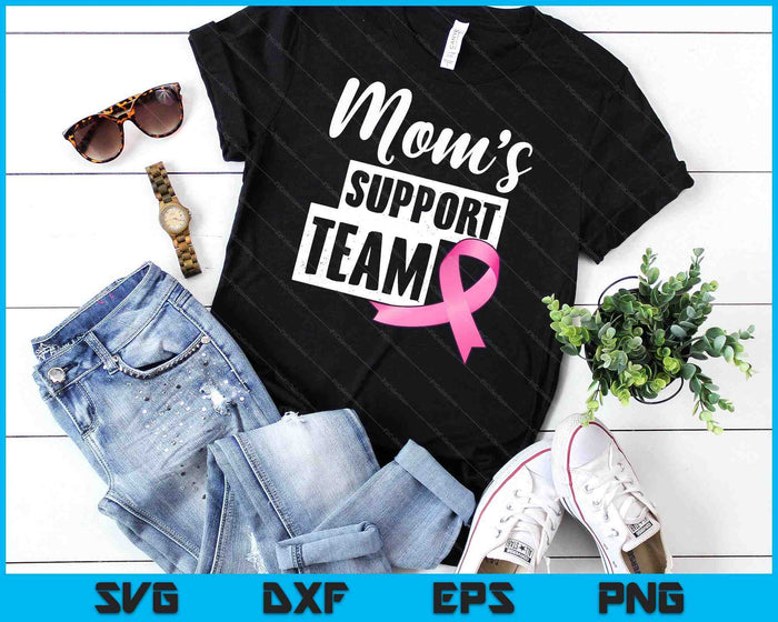 Breast Cancer Mom Support Breast Cancer Awareness SVG PNG Digital Cutting Files