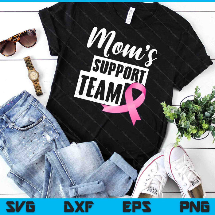 Breast Cancer Mom Support Breast Cancer Awareness SVG PNG Digital Cutting Files