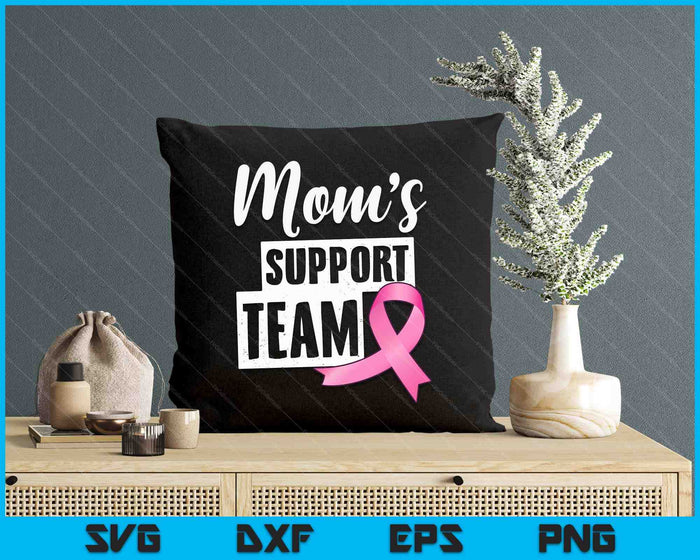 Breast Cancer Mom Support Breast Cancer Awareness SVG PNG Digital Cutting Files