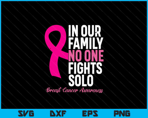 Breast cancer support family women awareness SVG cut file