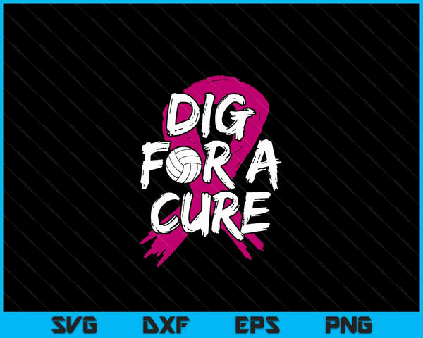 Breast cancer volleyball pink ribbon surgery carcinoma sport SVG cut file