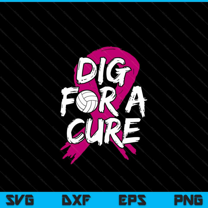 Breast cancer volleyball pink ribbon surgery carcinoma sport SVG cut file