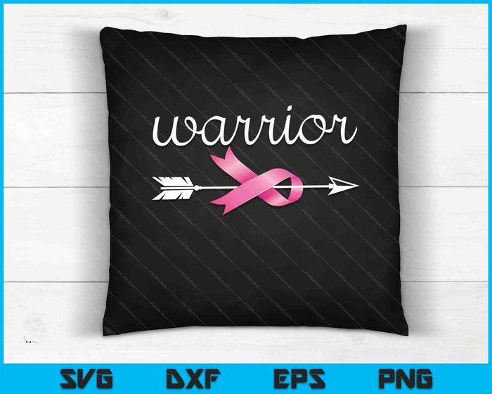 Breast Cancer Warrior SVG PNG Cutting Printable Files