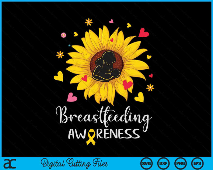 Breastfeeding Awareness Aware USA Breast Milk Lactation Mom SVG PNG Digital Cutting Files