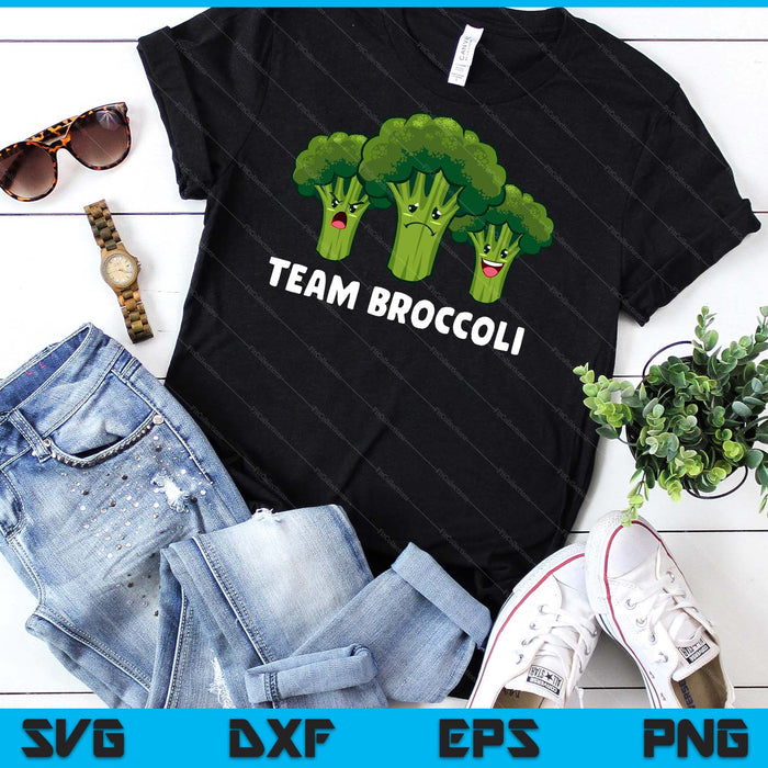 Broccoli Lover Team Broccoli Vegan Vegetarian Broccoli SVG PNG Digital Cutting Files