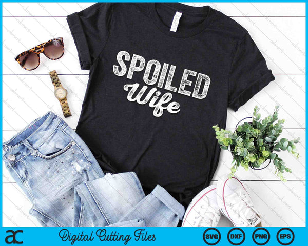 Broke Husband Spoiled Wife Funny Matching Couples SVG PNG Digital Printable Files
