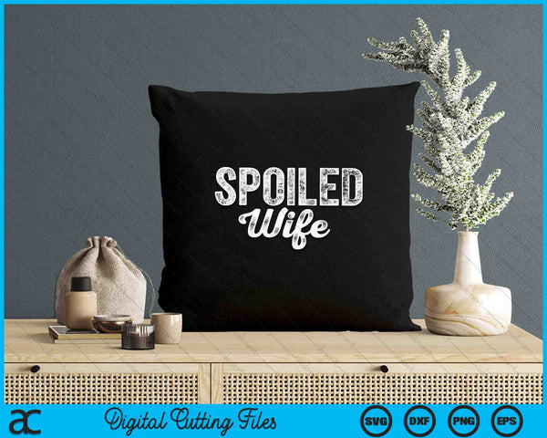 Broke Husband Spoiled Wife Funny Matching Couples SVG PNG Digital Printable Files
