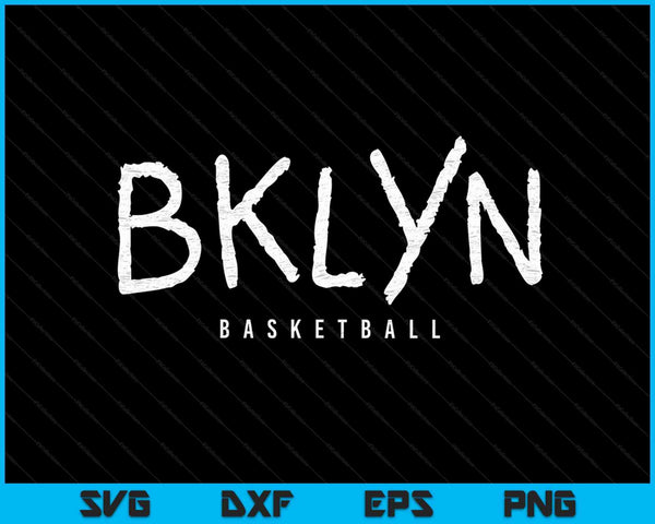 Brooklyn New York Basketball Practice Jersey SVG PNG Digital Cutting Files