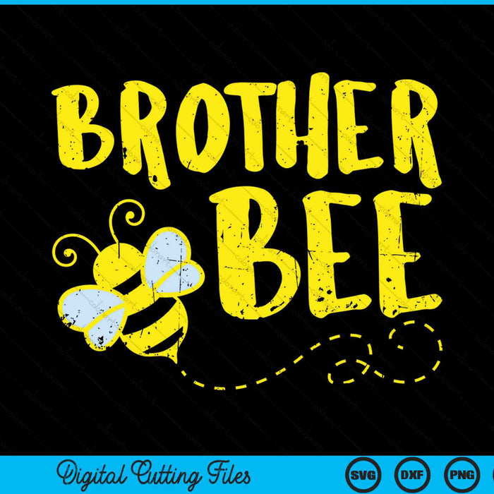 Brother Bee familie bijpassende bijenteelt broer SVG PNG digitale snijbestanden