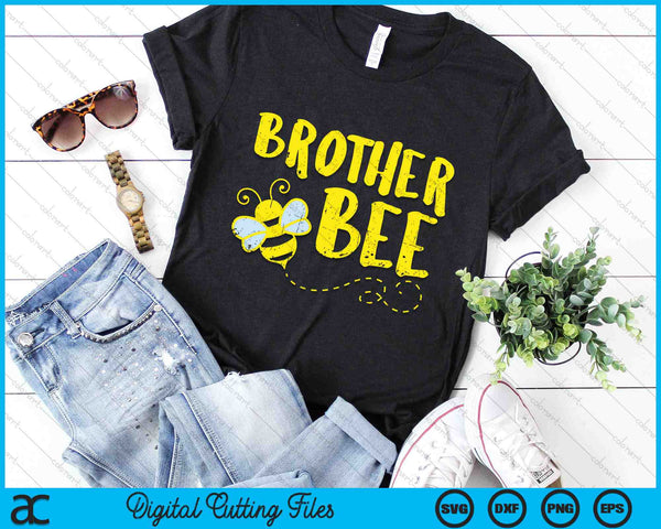 Brother Bee familie bijpassende bijenteelt broer SVG PNG digitale snijbestanden