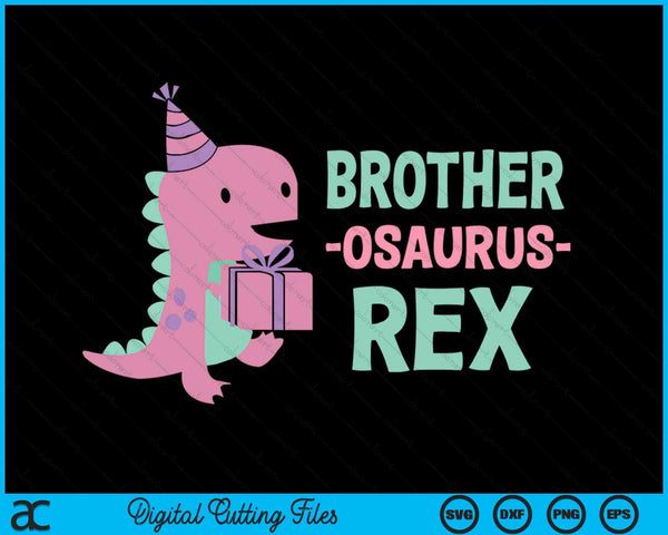 Brother Dinosaur Family Matching Birthday SVG PNG Digital Cutting Files