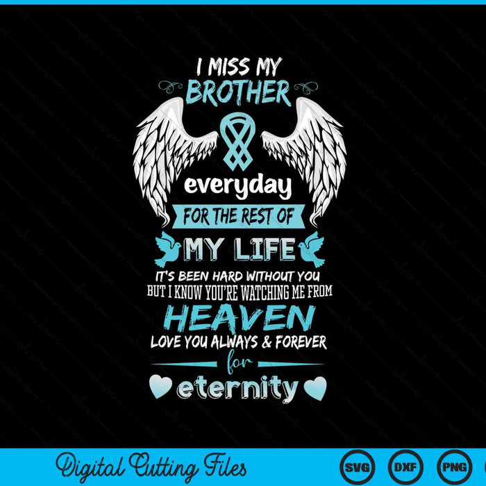 Brother is my guardian angel missing Memorial Day SVG cut file