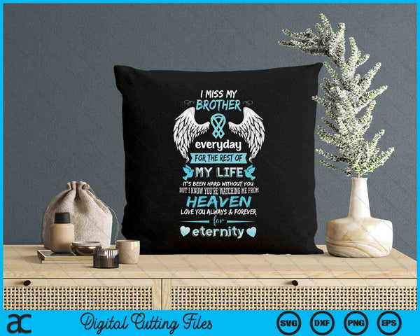 Brother Is My Guardian Angel Missing Memorial Day SVG PNG Digital Printable Files