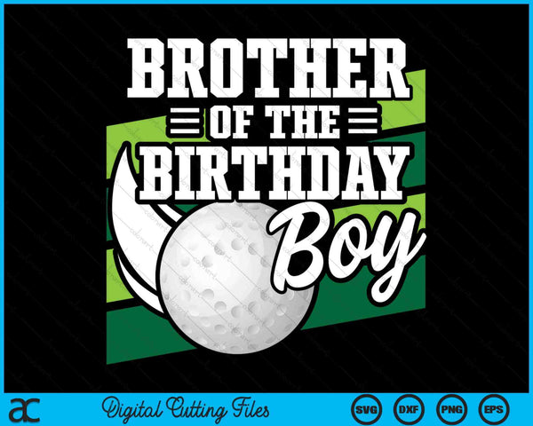 Brother Of The Birthday Boy Hockey Lover Birthday SVG PNG Digital Printable Files