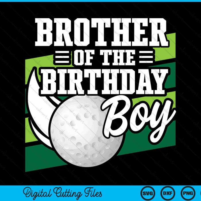 Brother of the birthday boy hockey lover SVG cut file