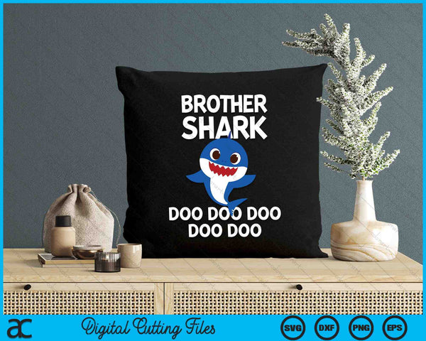 Broer Shark Doo Doo Doo SVG PNG digitale snijbestanden