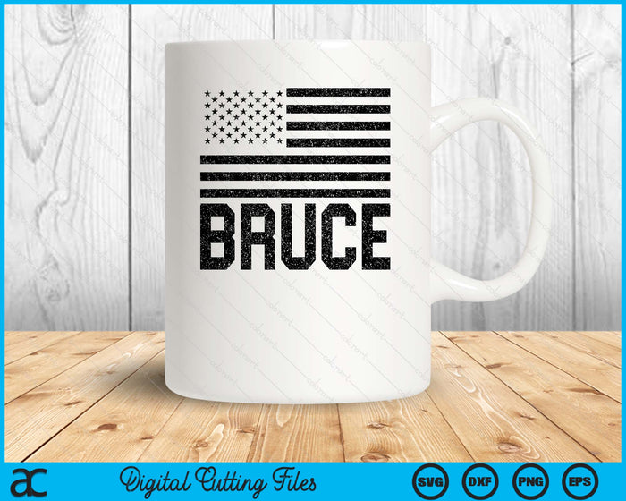 Bruce Birthday Forename Name Personalized USA SVG PNG Digital Printable Files