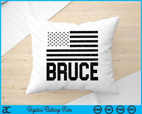 Bruce Birthday Forename Name Personalized USA SVG PNG Digital Printable Files