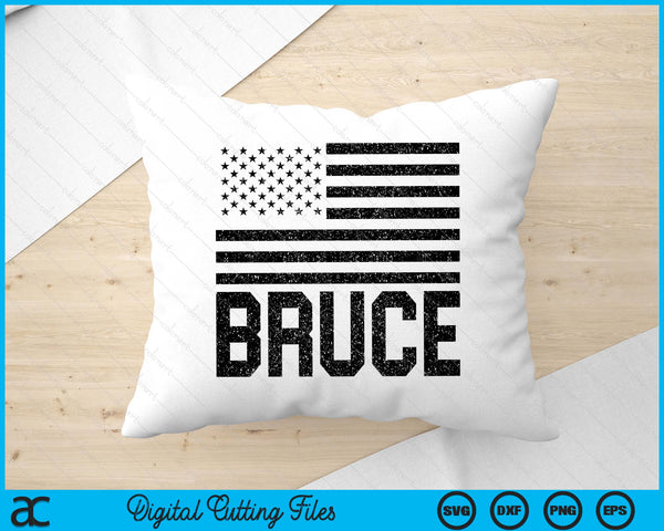 Bruce Birthday Forename Name Personalized USA SVG PNG Digital Printable Files