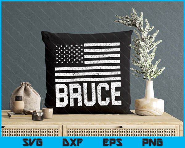 Bruce Birthday Forename Name Personalized Usa SVG PNG Digital Printable Files