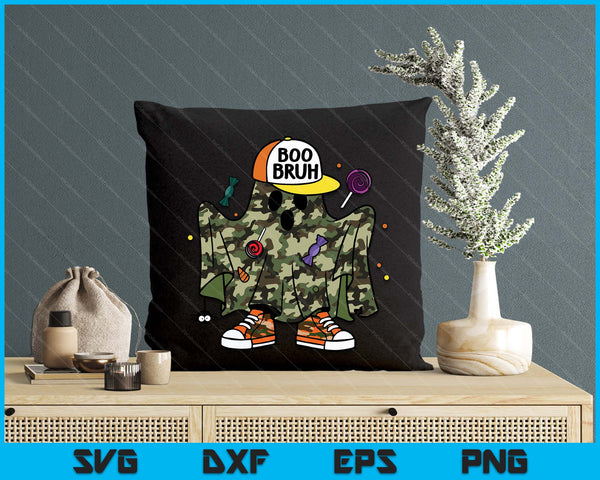 Bruh Ghost Boo Halloween Cute Ghost Trick Or Treat Candy SVG PNG Digital Printable Files