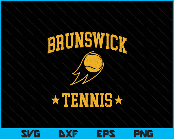 Brunswick rapids tennis vintage gameday retro tennis lover SVG cut file