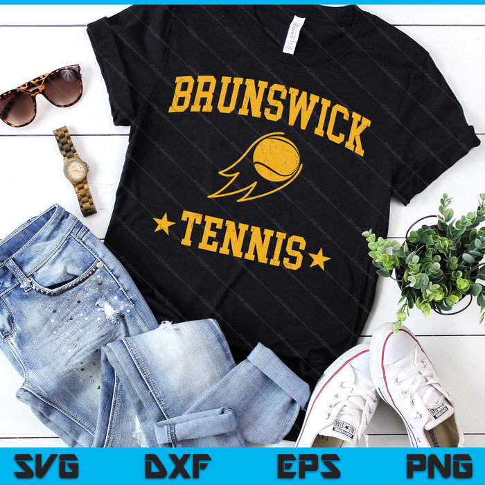 Brunswick Rapids Tennis Vintage Gameday Retro Tennis Lover SVG PNG Digital Printable Files