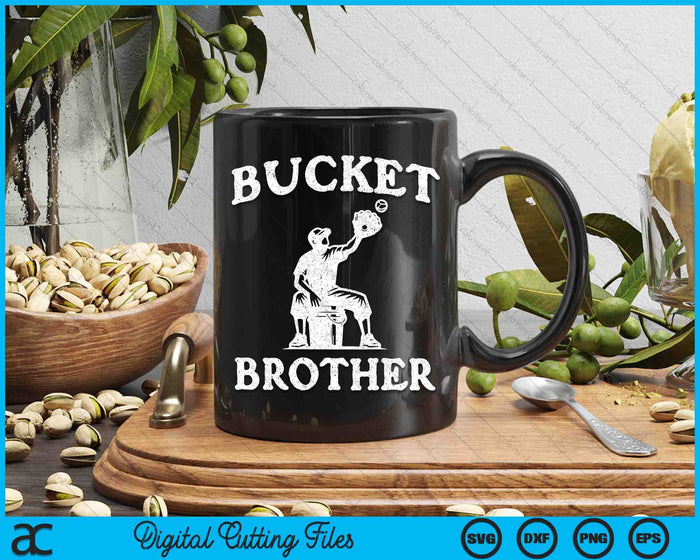 Bucket Brother Softball Brother Baseball Funny Father's Coach SVG PNG Digital Printable Files