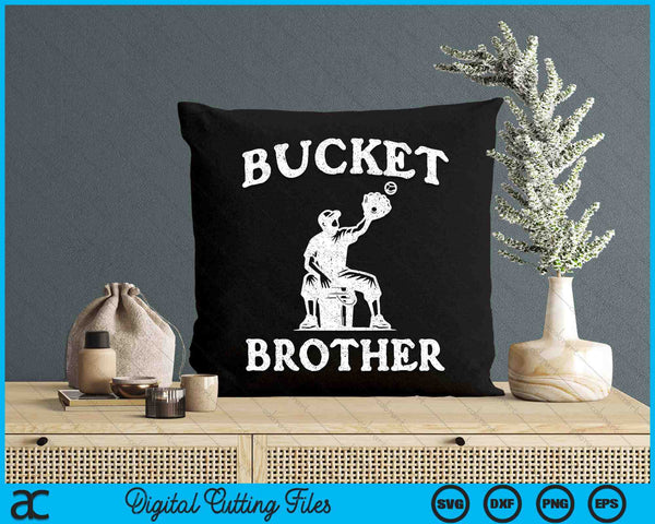 Bucket Brother Softball Brother Baseball Funny Father's Coach SVG PNG Digital Printable Files